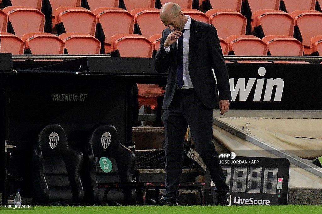 Zinedine Zidane, técnico del Real Madrid