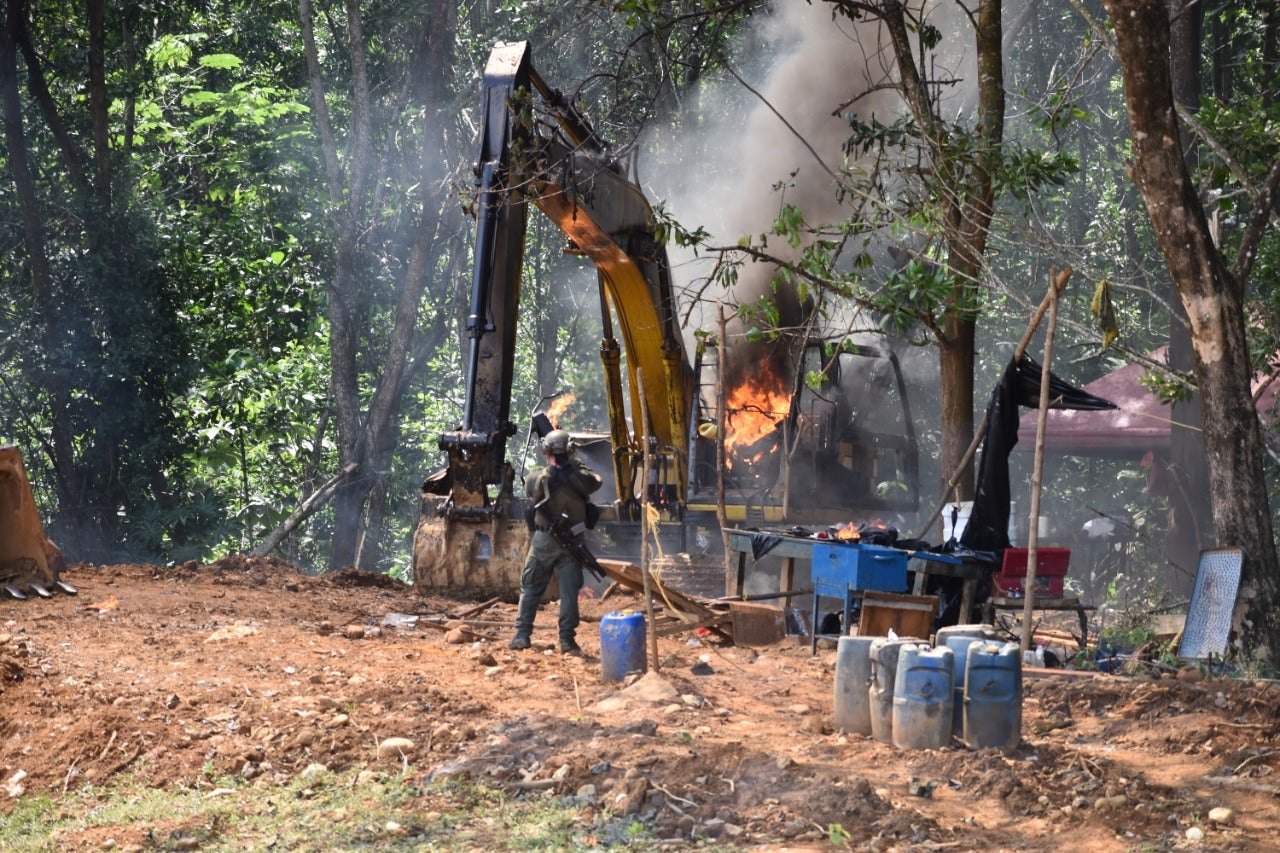 Este complejo centro de actividades ilegales, estaba valorado en más de 6500 millones de pesos.