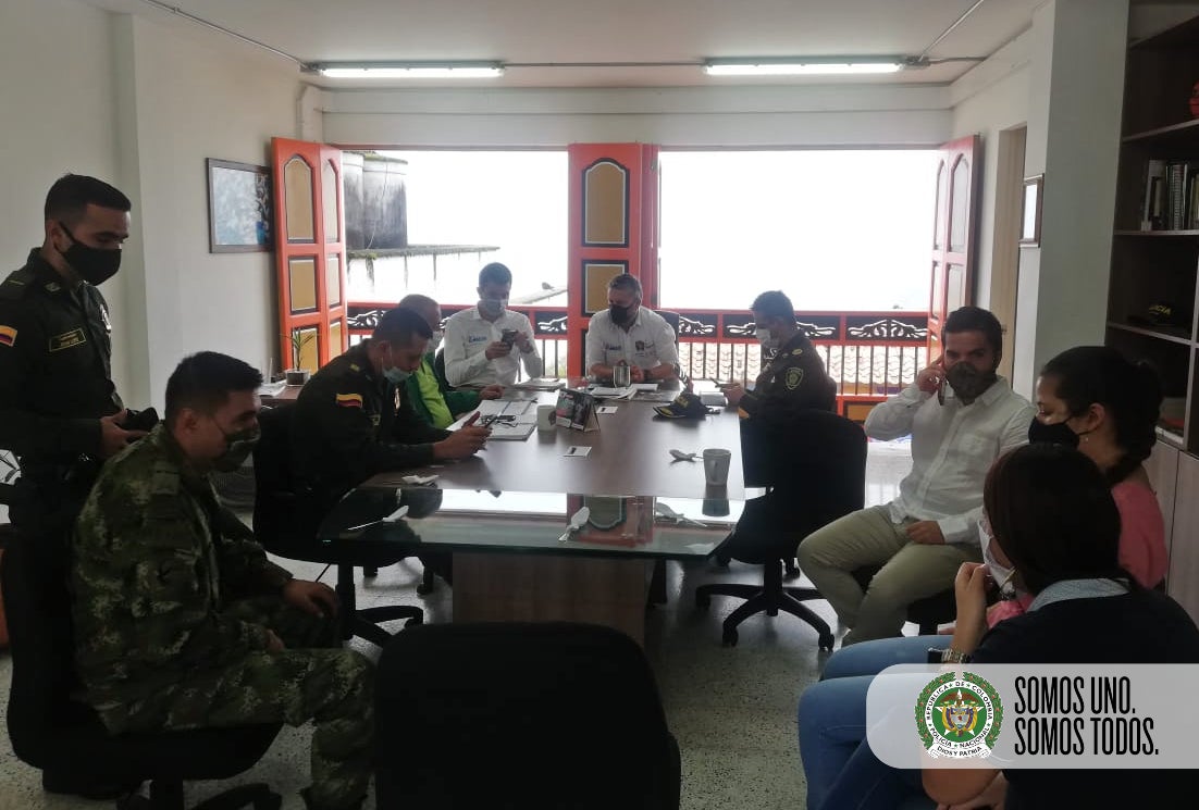 Consejo de seguridad en Támesis, Antioquia