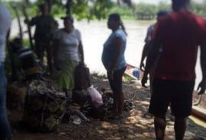 Familias desplazadas en Cáceres, Antioquia. (Imagen referencial).