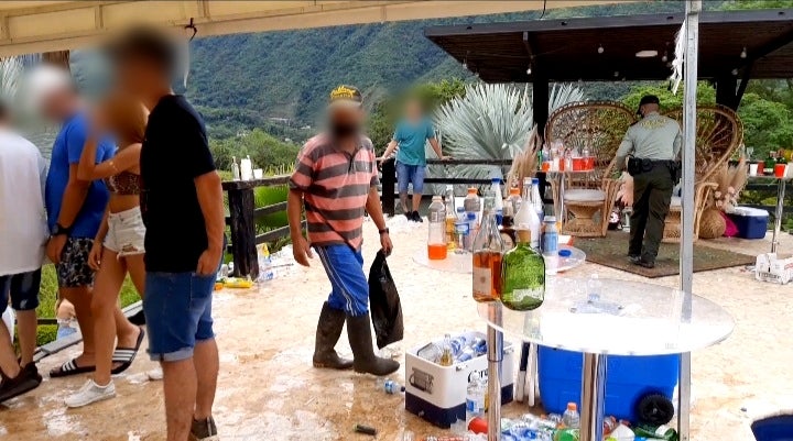Fiesta en finca de San Jerónimo, Antioquia