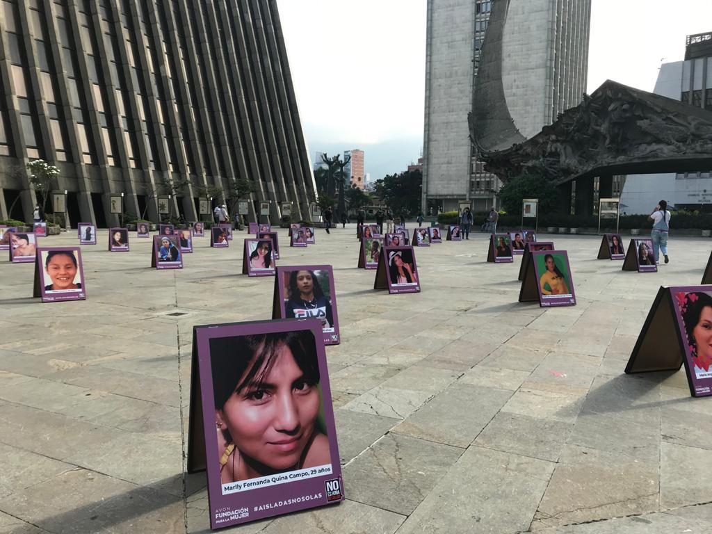 Conmemoración del Día Internacional de la Eliminación de las Violencias contra las Mujeres en Medellín