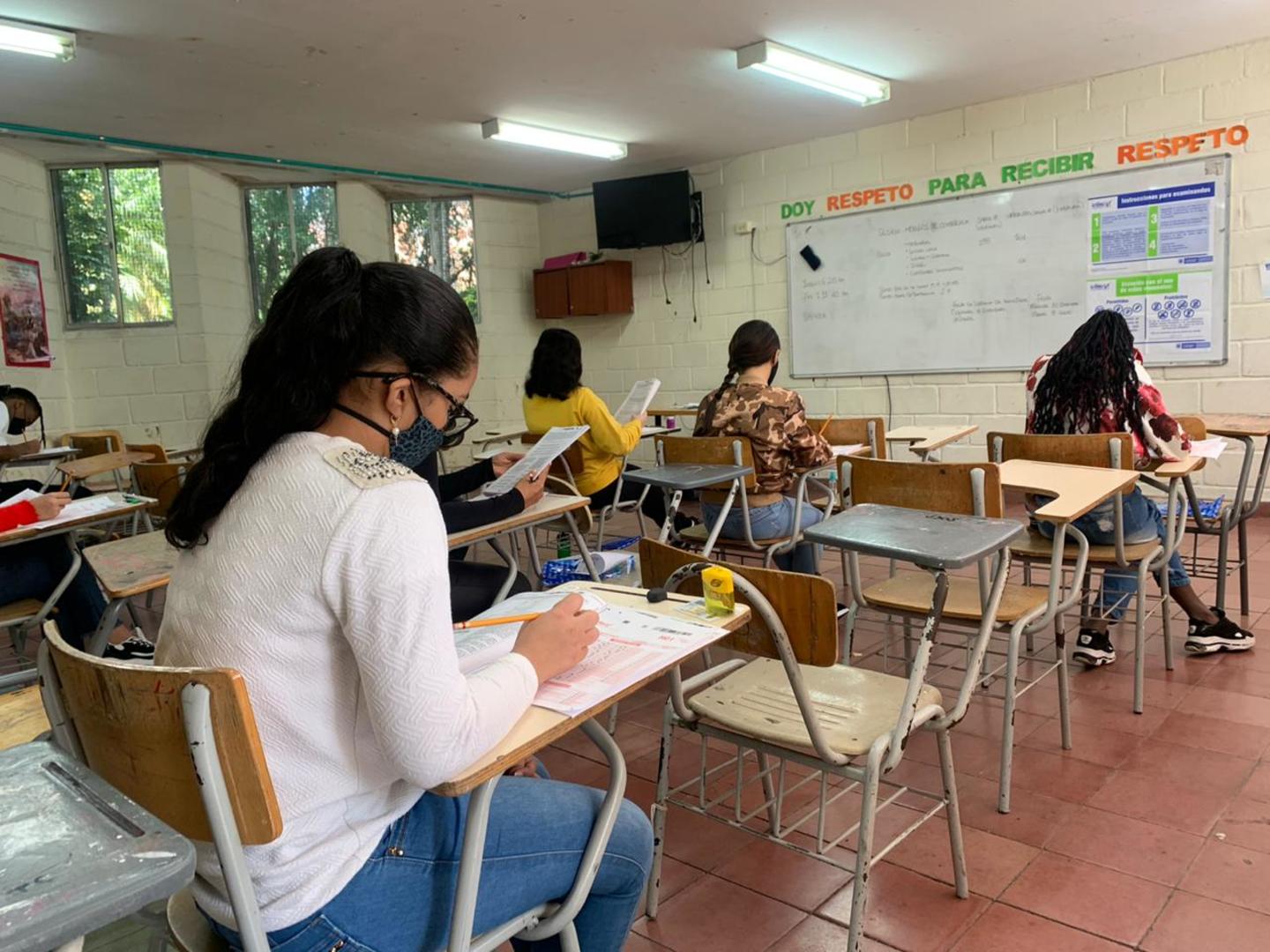Pruebas Saber 11 en Medellín.