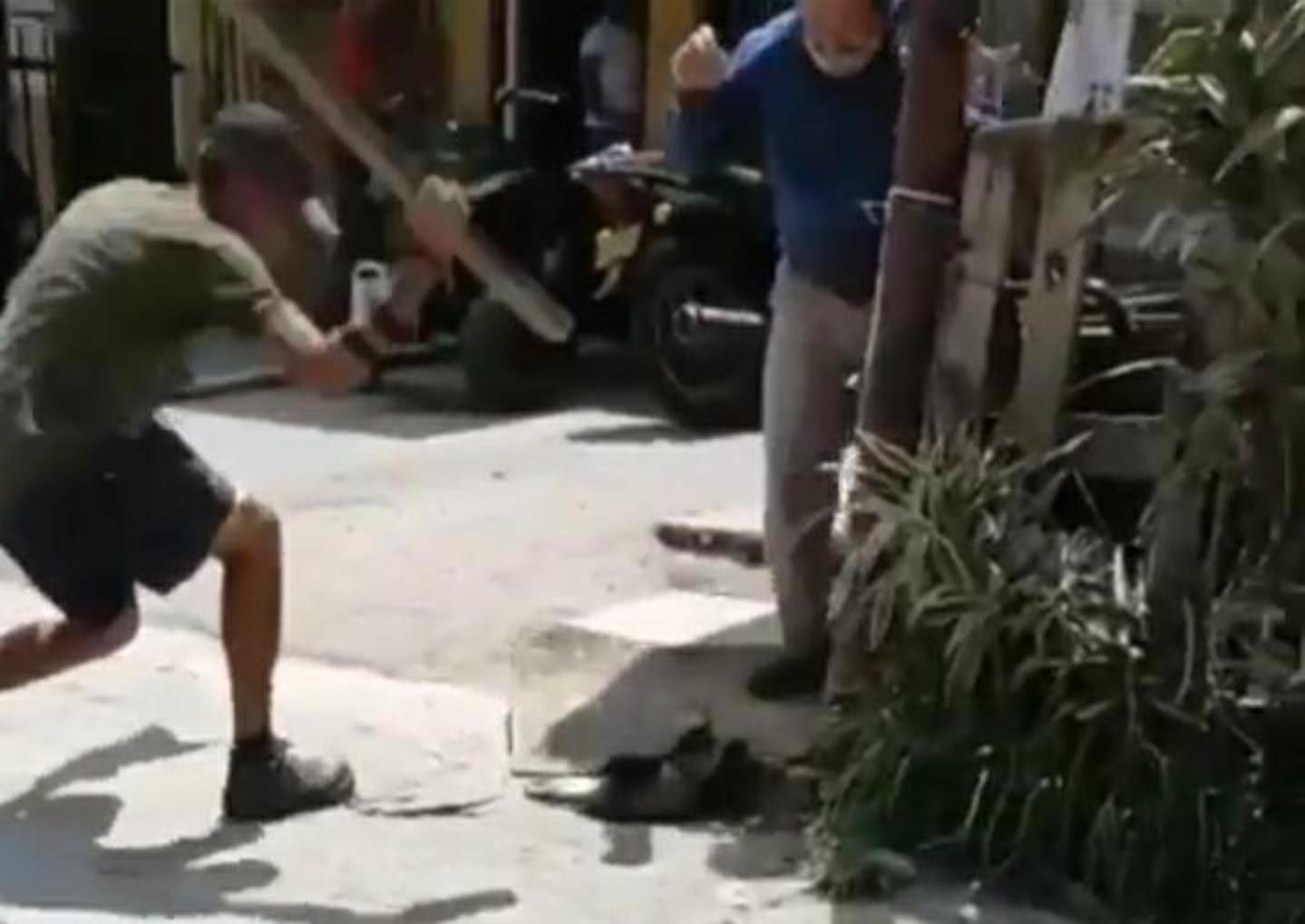 Tomada del video aficionado.