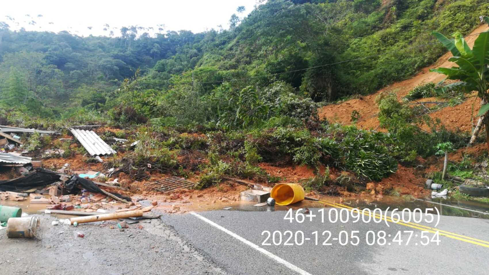 Deslizamiento en San Luis, Antioquia.