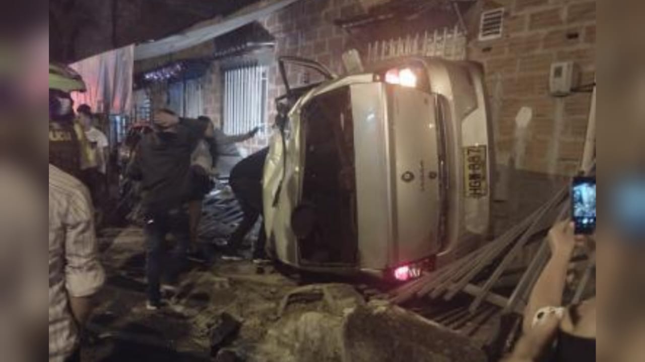 Los lesionados fueron trasladados a centros asistenciales de Medellín