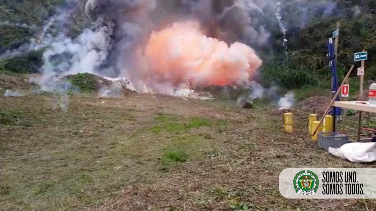 [Video] Destruyeron 774 kilos de pólvora incautada este año en Medellín