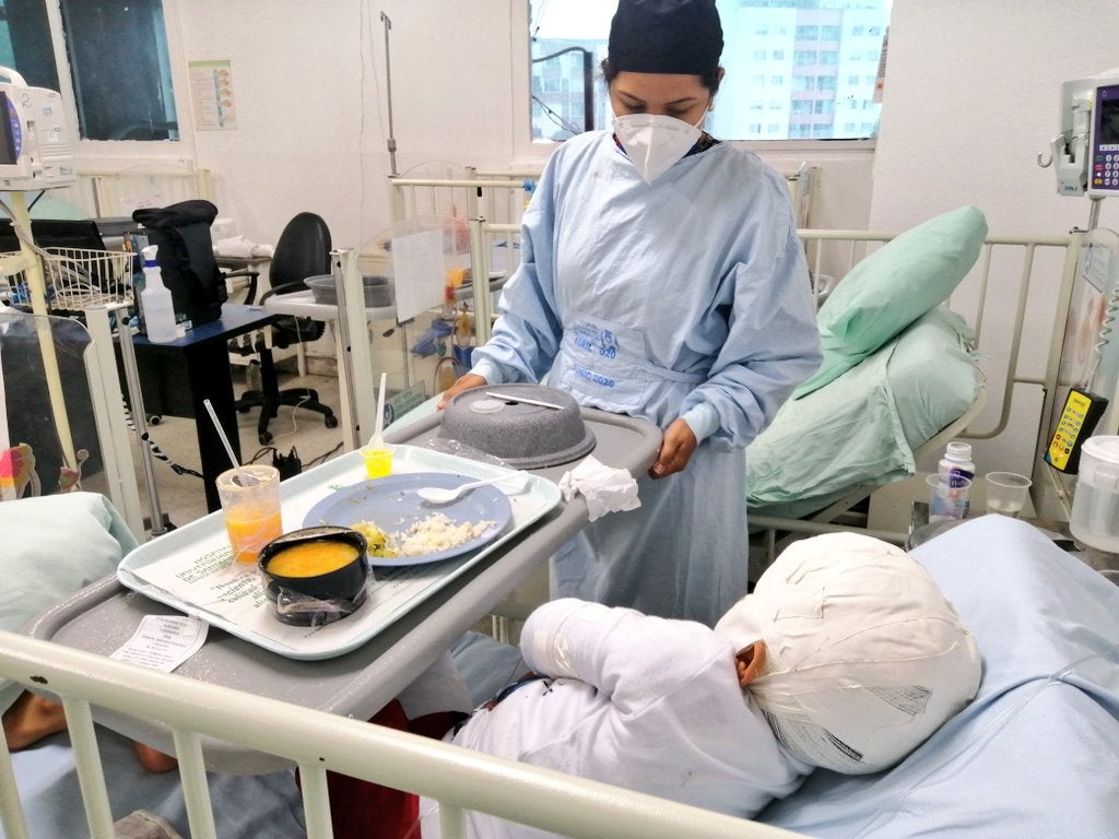 Ocupación del 100% en el pabellón de quemados