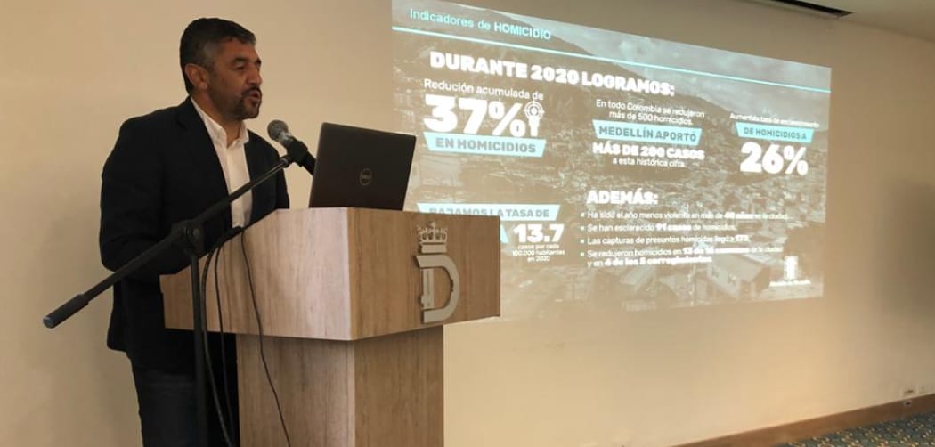 Medellín termina el 2020 con una reducción de homicidios histórica