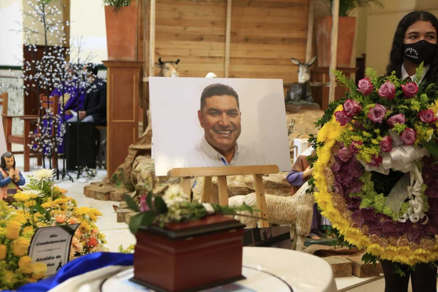 Honras fúnebres del alcalde de Urrao, John Jairo Higuita.