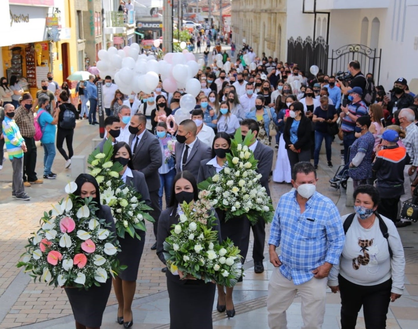 Sepelio de Sofía Cadavid en Rionegro, Antioquia.