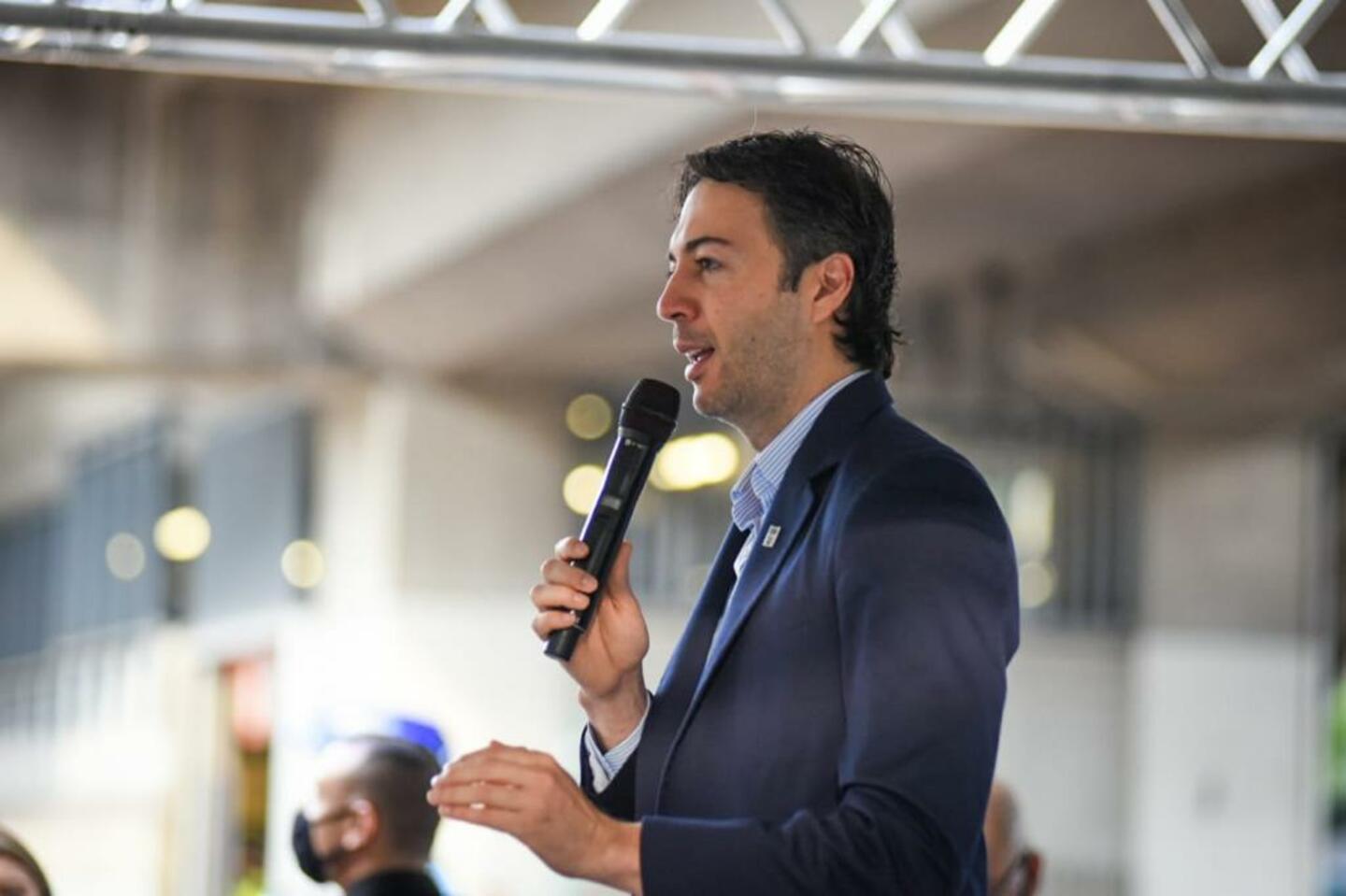 El alcalde de Medellín, Daniel Quintero