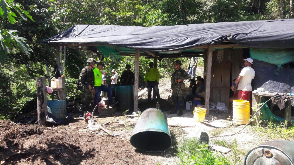 En este lugar fueron capturadas nueves personas.