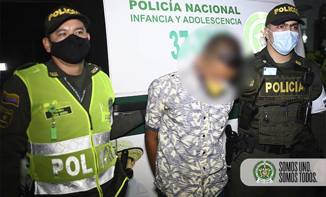 Por este hecho un hombre de nacionalidad extranjera fue capturado.