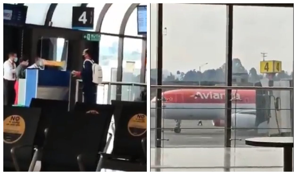 Teófilo Gutiérrez, aeropuerto