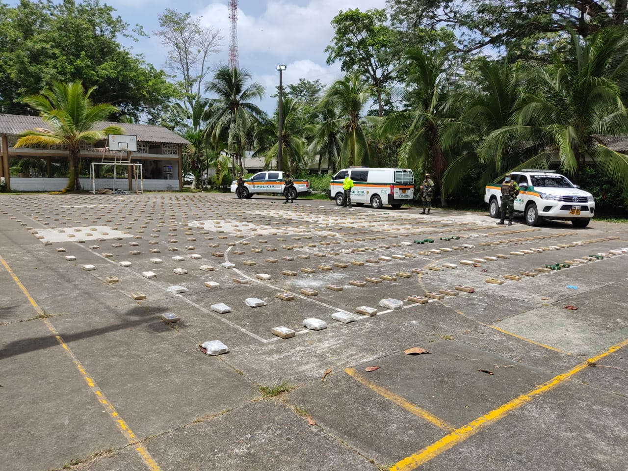 Incautaron en Antioquia una tonelada de cocaína