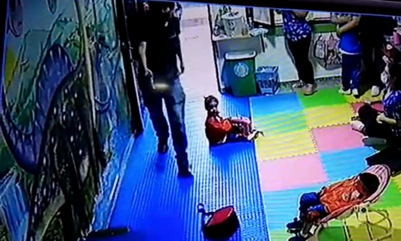 [Video] Fletero ingresó con un arma de fuego a una guardería en Bello, Antioquia