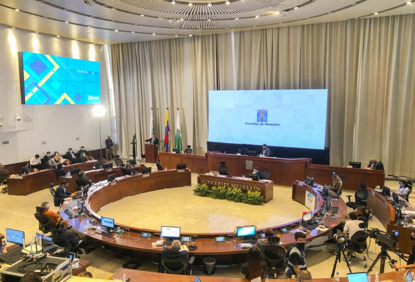Instalación sesiones ordinarias en el Concejo de Medellín.