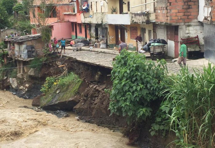 Afectaciones por las lluvias en Salgar, Antioquia.