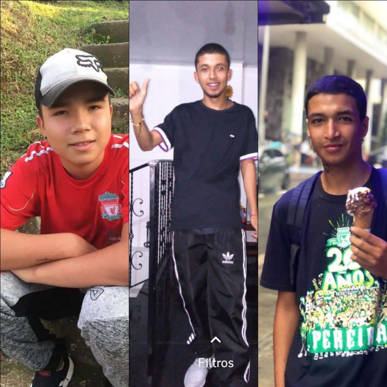 Jóvenes secuestrados