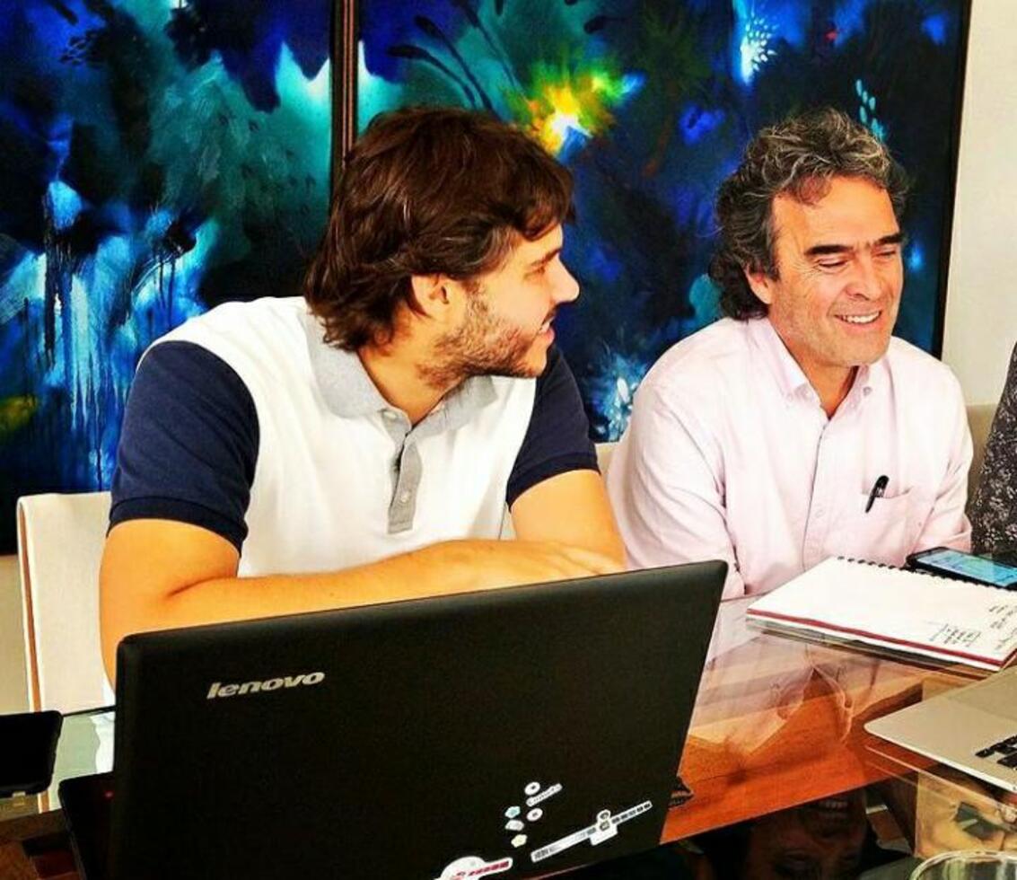 Santiago Londoño y Sergio Fajardo.