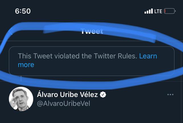 Imagen publicada por el alcalde Daniel Quintero en su cuenta de Twitter.