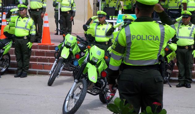 Policías de Bucaramanga