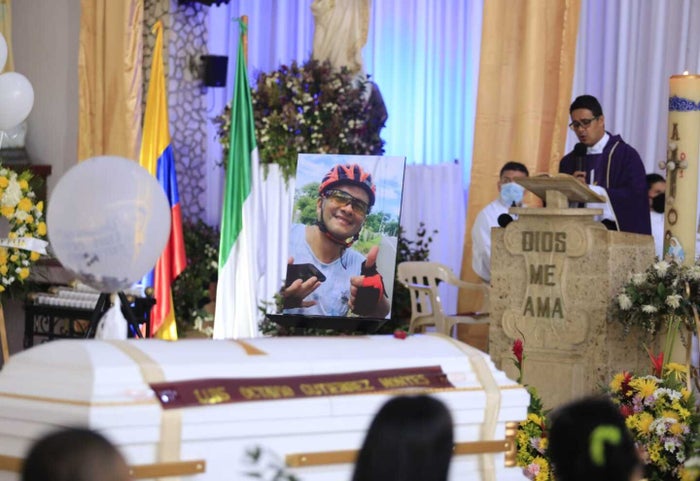 Referencia sepelio de Luis Octavio Gutiérrez, gerente del Hospital de Caucasia.