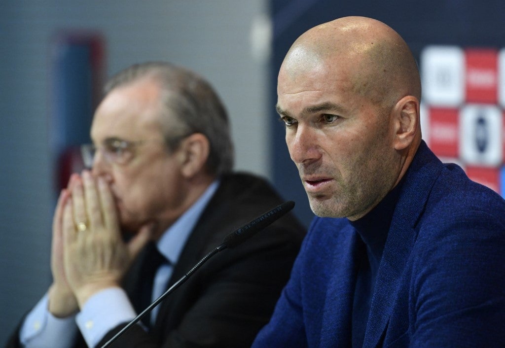 Zinedine Zidane, técnico francés