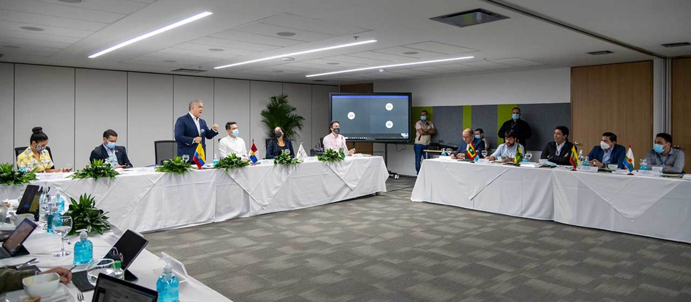 Presidente Iván Duque en Medellín.