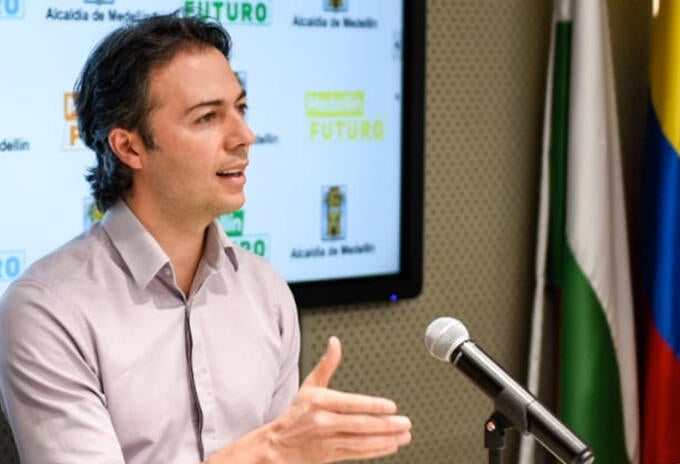 Alcalde de Medellín, Daniel Quintero.