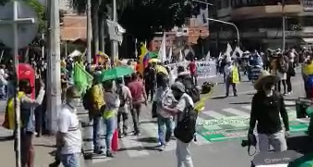 Con vigilancia de personal de la ONU, se cumple a esta hora las movilizaciones en Medellín