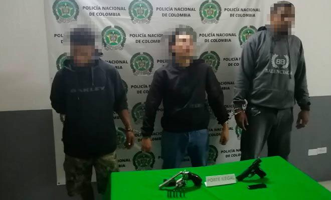 En lo que va corrido del año han sido capturadas por porte ilegal de armas de fuego 189 personas en el Área Metropolitana.