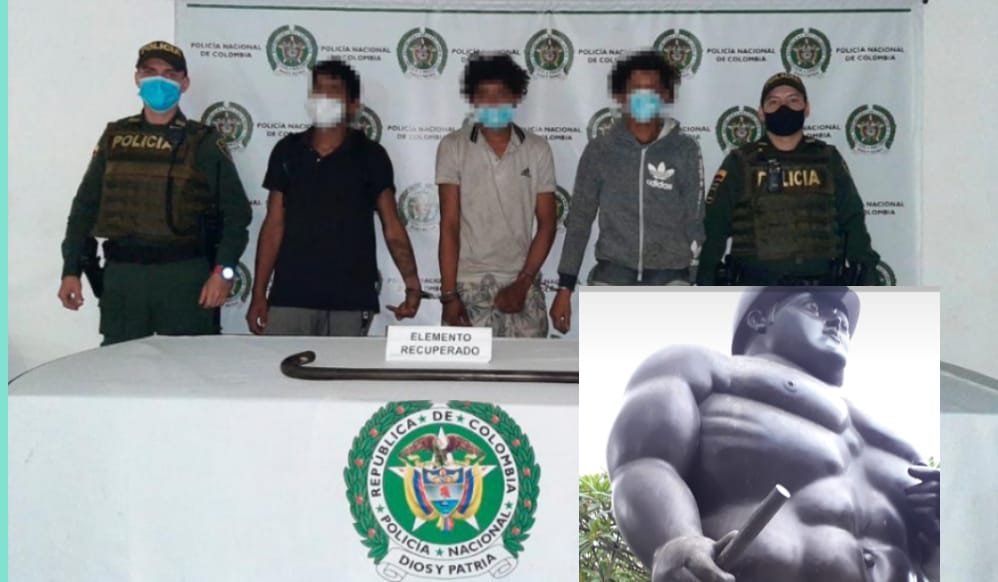 Capturan a extranjeros que habrían vandalizado obras del maestro Botero en Medellín