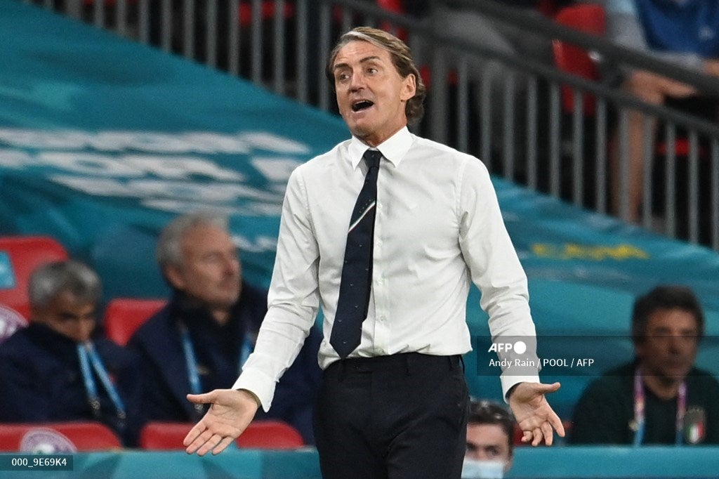 Roberto Mancini, técnico de Italia