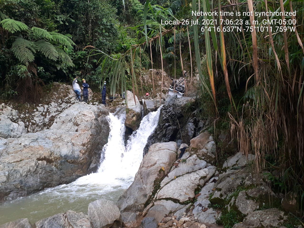Dos personas muertas y dos más heridas, dejó terrible accidente en Cocorná, Antioquia
