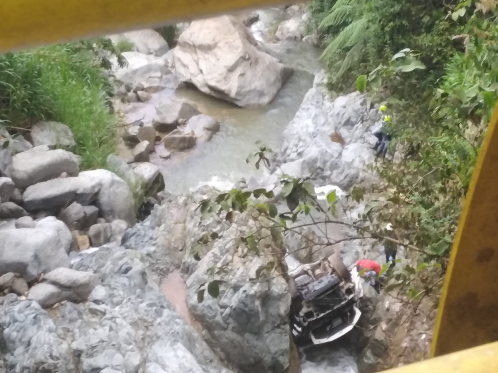 Dos personas muertas y dos más heridas, dejó terrible accidente en Cocorná, Antioquia