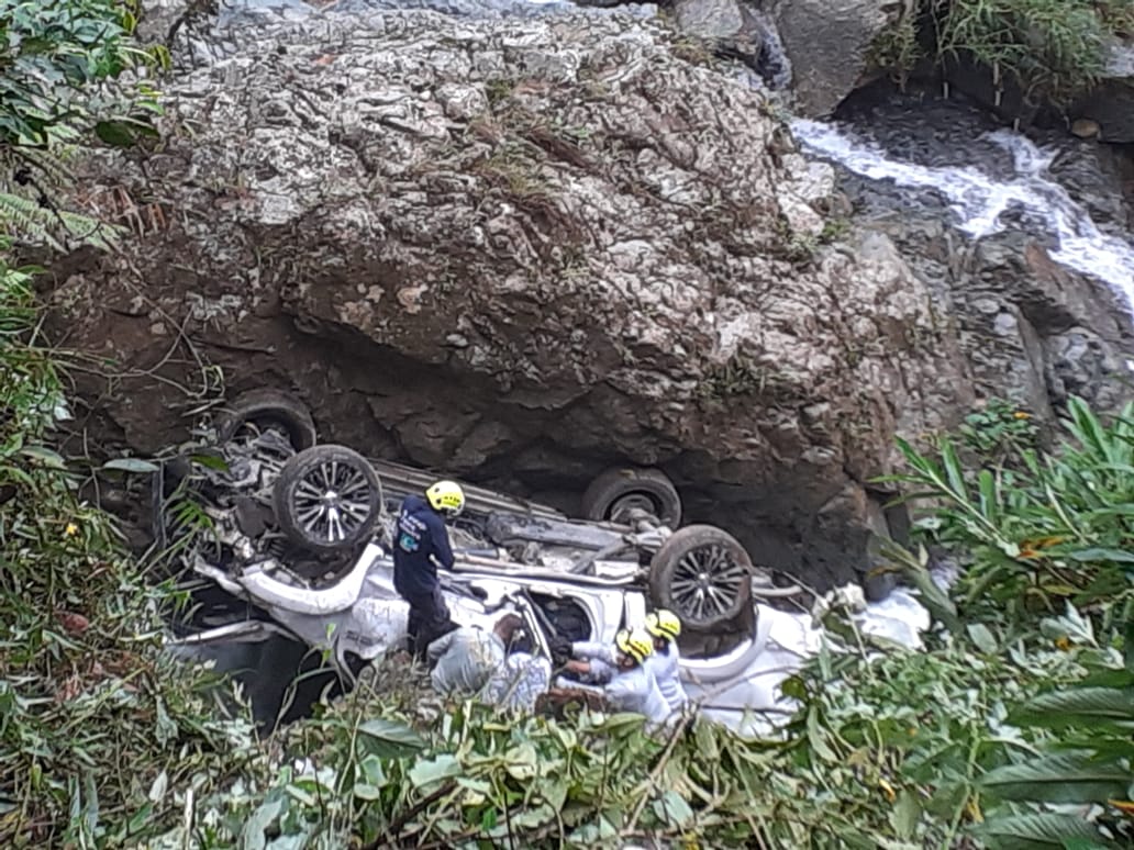 Dos personas muertas y dos más heridas, dejó terrible accidente en Cocorná, Antioquia