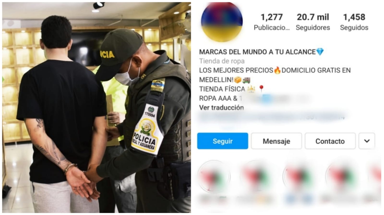 Esta persona contaba con más de 20 mil seguidores en todo el país.