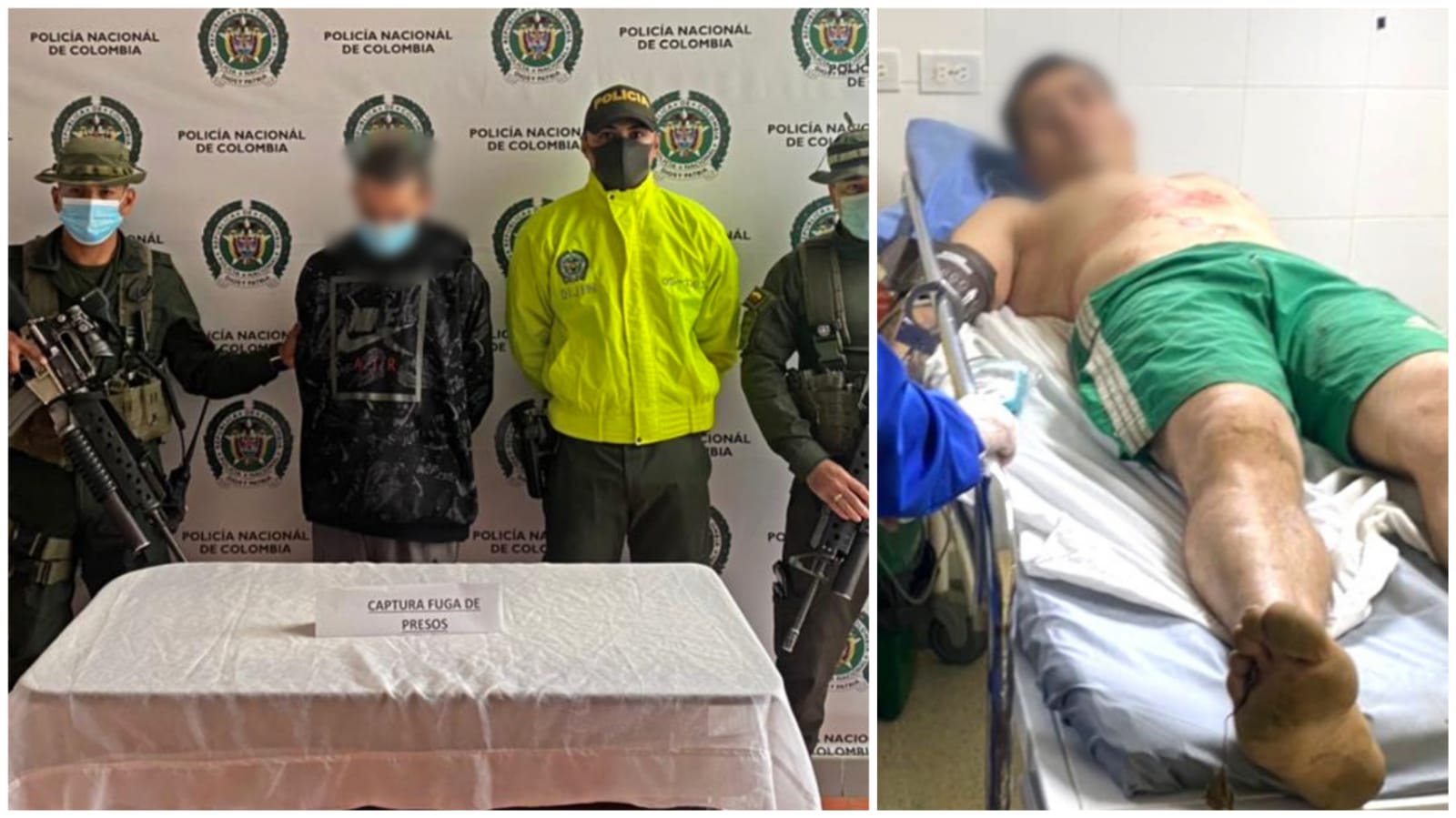 Uno de los prófugos fue lesionado con arma de fuego al intentar huir de las autoridades.