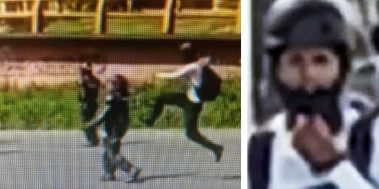 [Video] La patada karateca de manifestante que dejó noqueada a mujer policía en Medellín