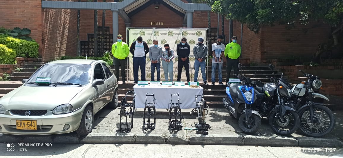 Dos estructuras dedicadas a este delito fueron desmanteladas.