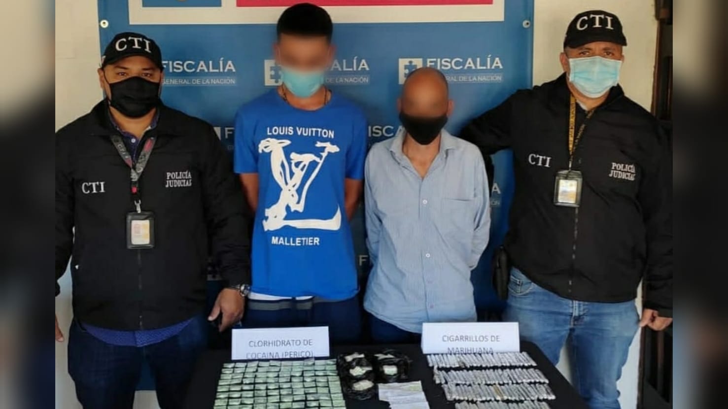 Estas personas serían integrantes del combo Los Pamplona.