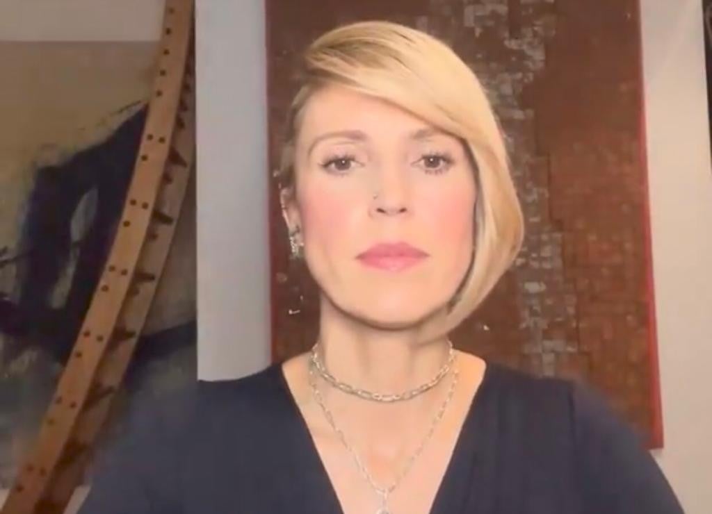 Alejandra Azcárate, de nuevo en las redes sociales.