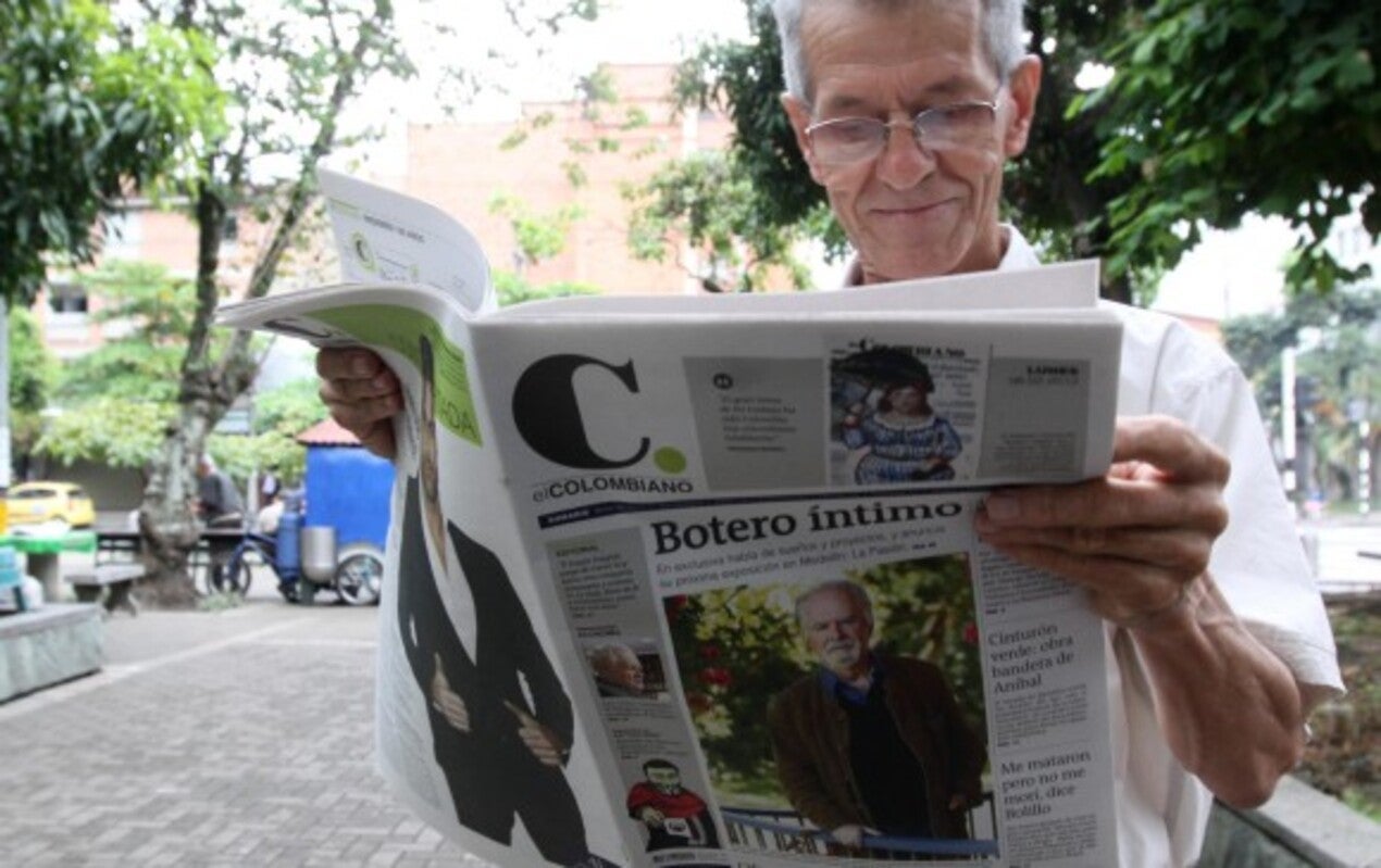 Referencia periódico El Colombiano de Medellín.