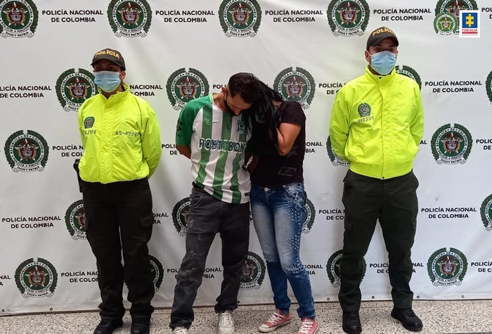 Estas dos personas fueron enviadas a la cárcel, informó la Fiscalía.