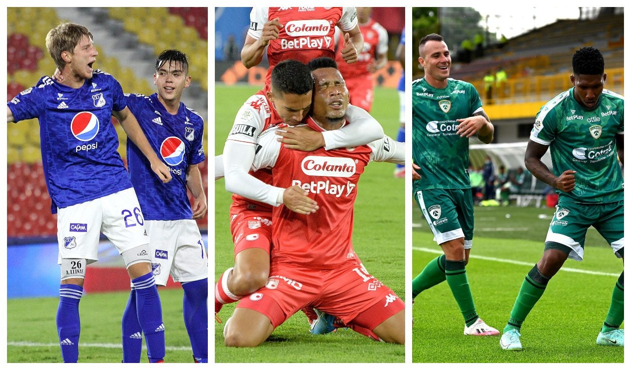 Millonarios, Santa Fe y La Equidad