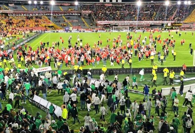 Disturbios El Campín