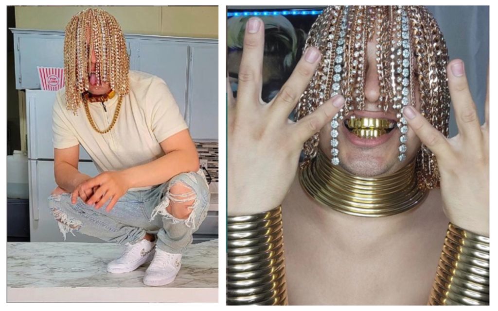 Hombre implanta oro en su cabeza