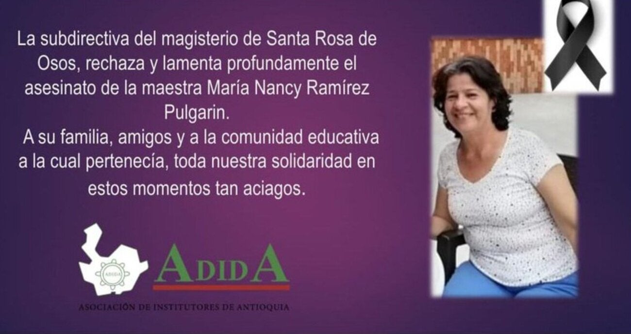 Docente María Nancy Ramírez Pulgarín.